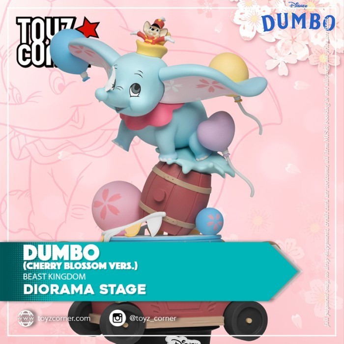 Jual Beast Kingdom Diorama Stage DS 063 Dumbo Cherry Blossom Vers