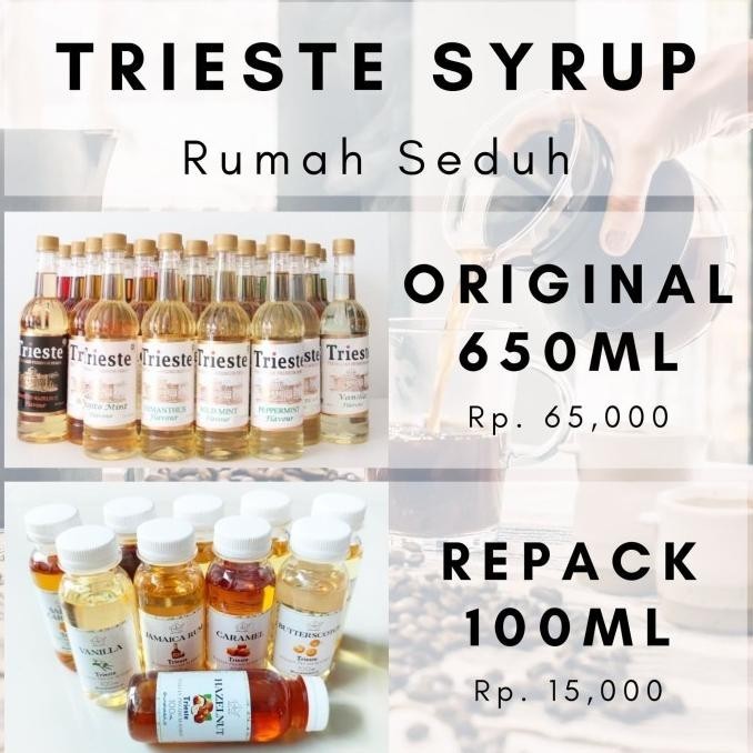 Jual Ml Sirup Caramel Trieste Caramel Italian Syrup Karamel Cs