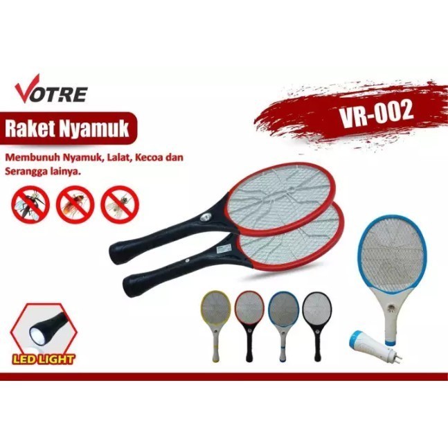 Jual Raket Nyamuk Votre Vr Plus Senter Led Shopee Indonesia