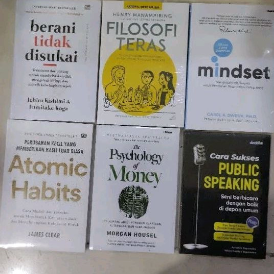 Jual Paket Buku Motivasi Berani Tidak Disukai Filosofi Teras Mindset