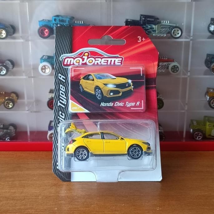 Jual Majorette Honda Civic Type R Yellow Open Trunk Back Door Real JDM