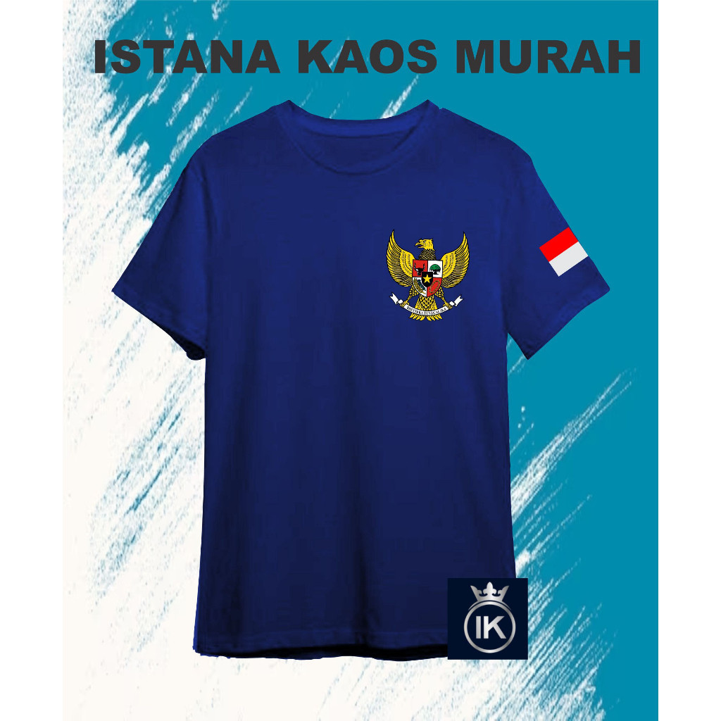 Jual Z I Beli Bonus Baju Kaos Logo Garuda Bendera Dtf Kaos Lambang