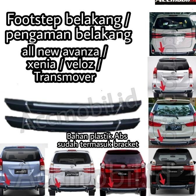 Jual Pengaman Bumper Tanduk Footstep Belakang All New Avanza Xenia