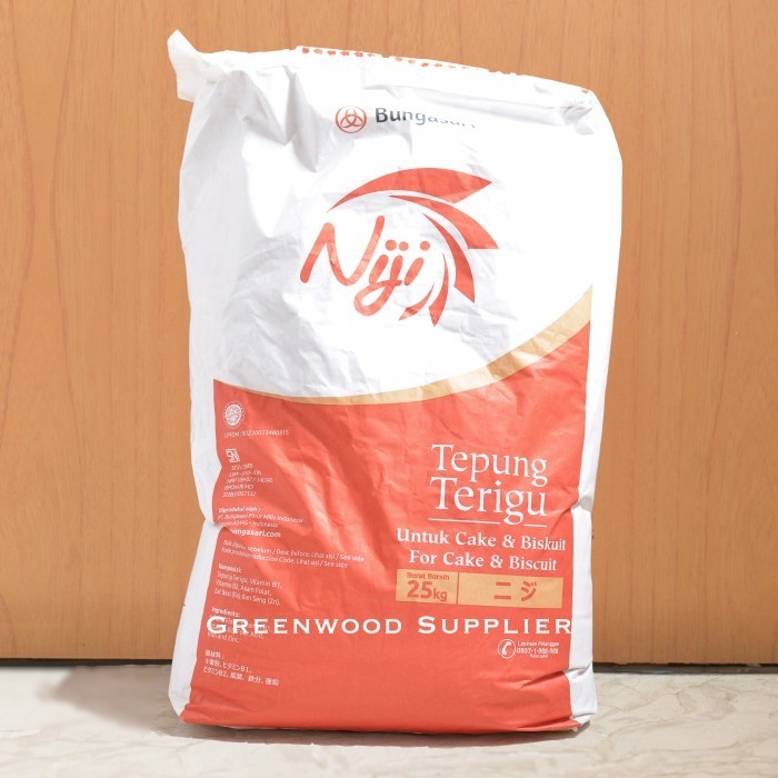 Jual Brom Niji Tepung Terigu Protein Rendah 1Kg Repack Shopee