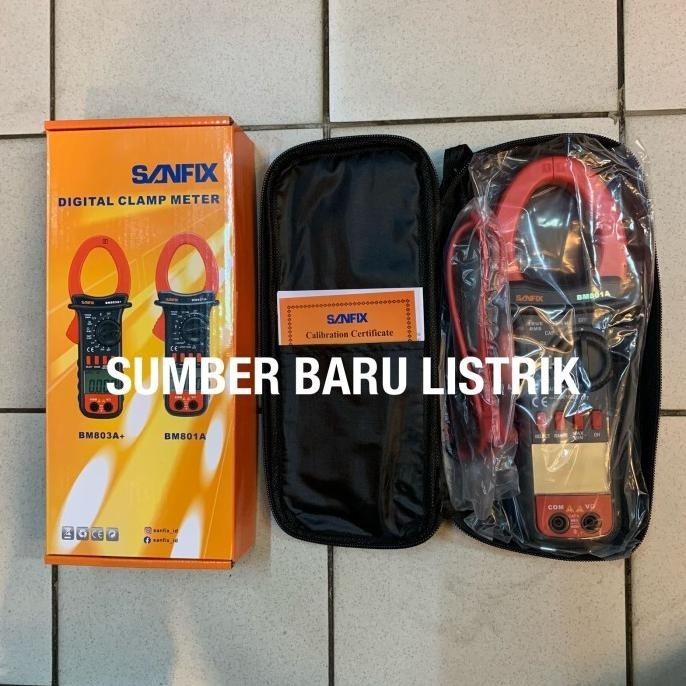 Jual Tersedia Sanfix Bm801A Digital Clamp Meter Tang Ampere 1000A