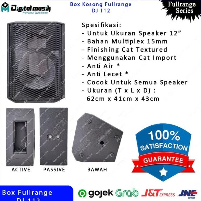 Jual Box Fullrange 12 In Dj 112 Cocok Untuk Semua Speaker Rcf Acr