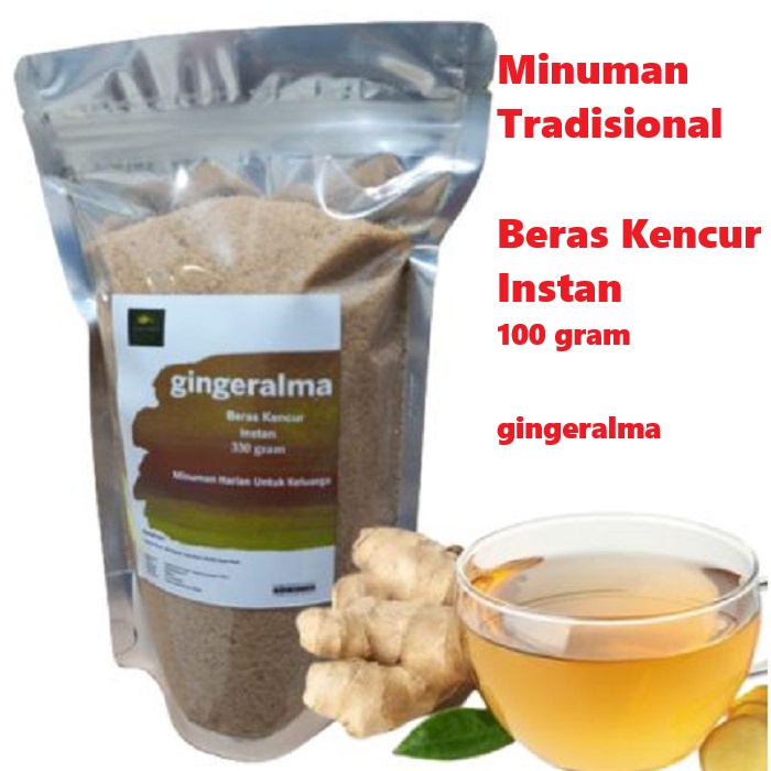 Jual Minuman Tradisional Beras Kencur Instan 330 Gram Gingeralma