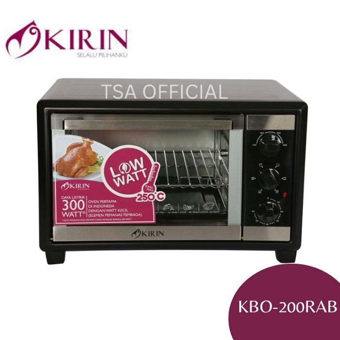 Jual OVEN KIRIN KBO 200RAB OVEN LISTRIK LOW WATT 20 LITER Shopee