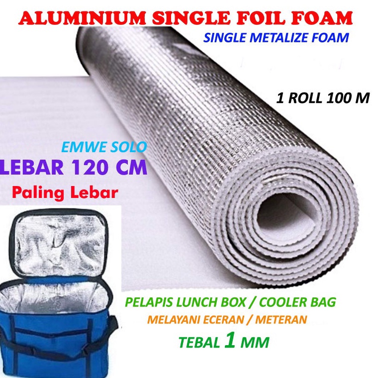 Jual Harga Promo Aluminium Foil Plus Foam Peredam Panas Pelapis Cool