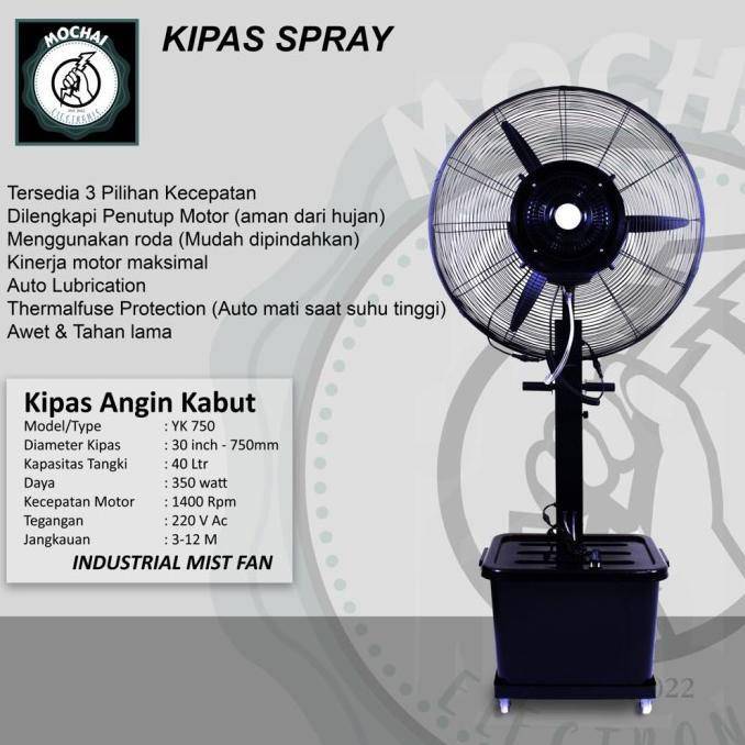 Jual Kipas Angin Embun Air Uap Misting Fan 30 Inch Shopee Indonesia