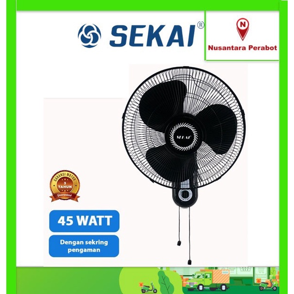 Jual SEKAI WFN 1627 Wall Fan 16 Inci Kipas Angin Dinding Shopee