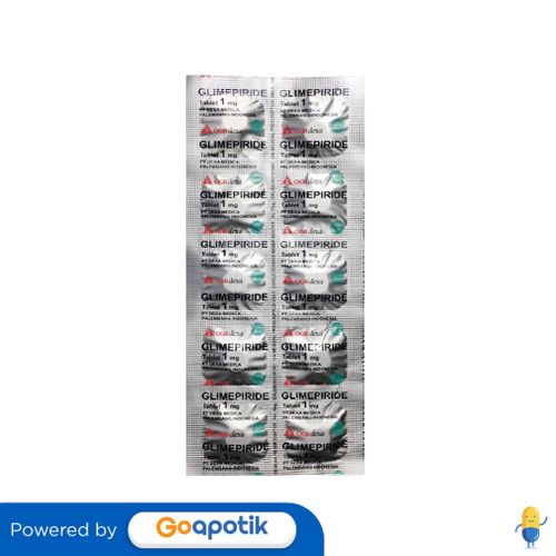 Jual GLIMEPIRIDE OGB DEXA MEDICA 1 MG STRIP 10 TABLET Shopee Indonesia