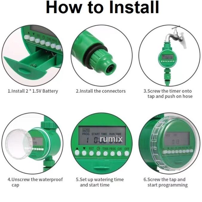 Jual Alat Penyiram Air Taman Otomatis Digital Timer Automatic Garden