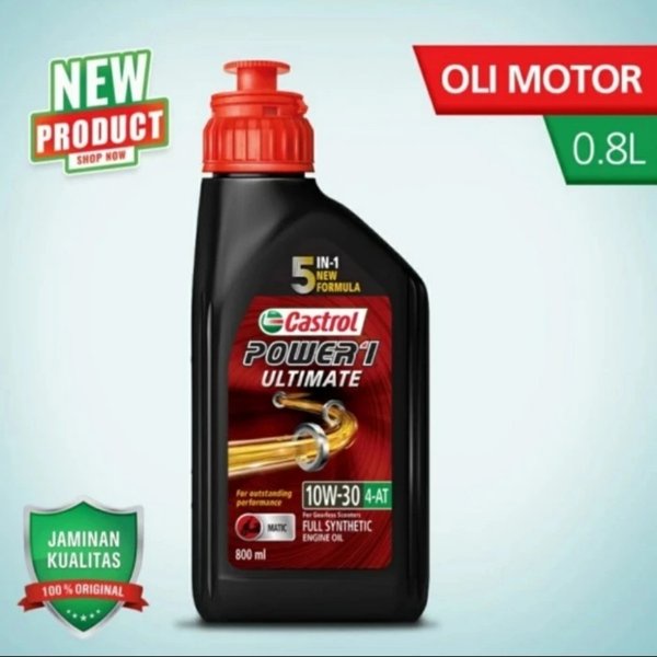 Jual Oli Mesin Motor Matic Castrol Power Ultimate Matic W W