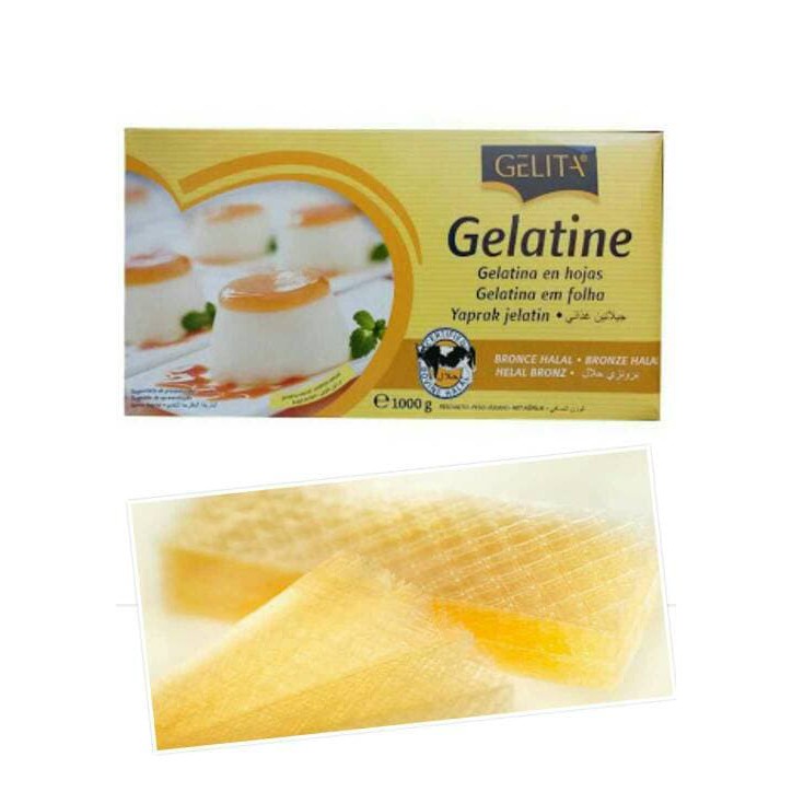 Jual Gelatine Sheet Gelita Lembar Gelatine Lembaran Halal From