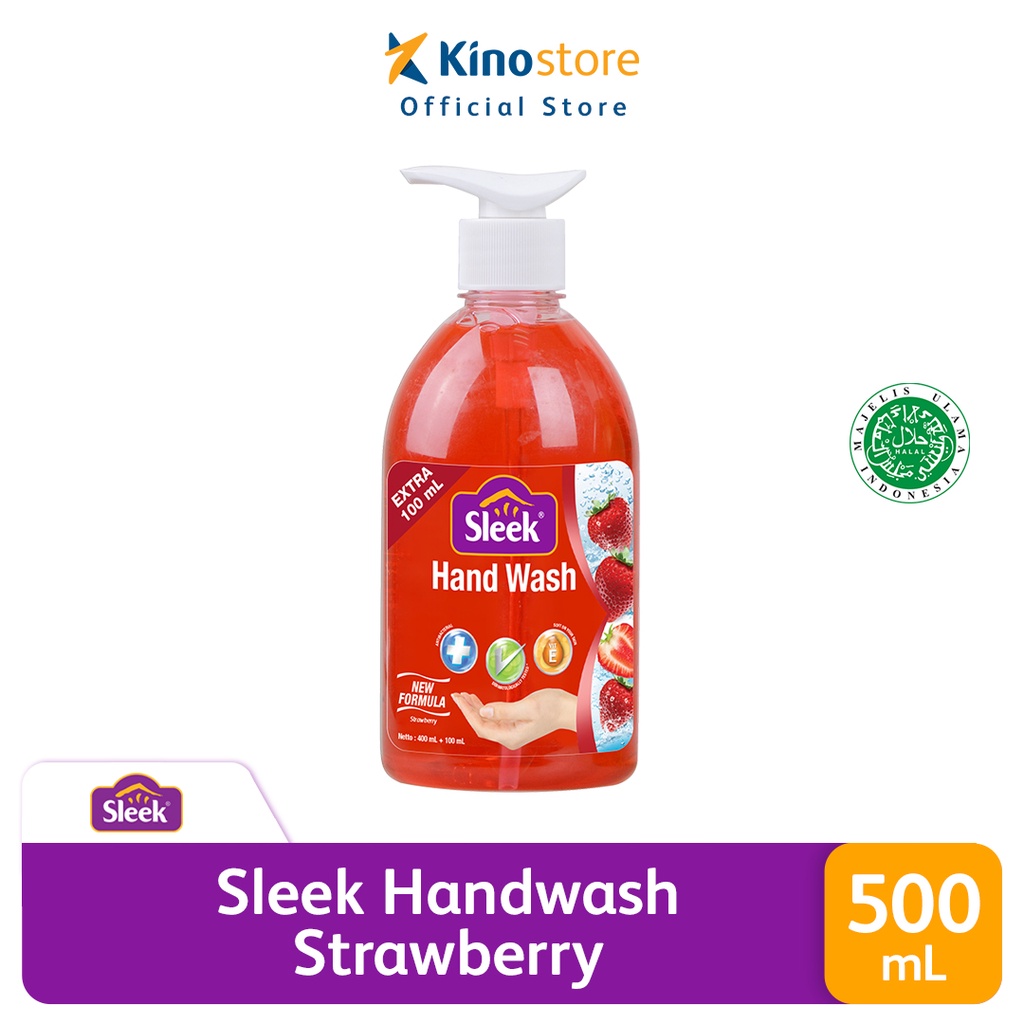 Jual Sleek Sabun Cuci Tangan Strawberry Botol Ml Shopee Indonesia