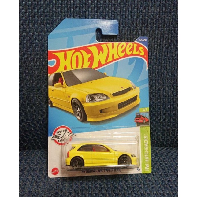 Jual Hot Wheels Reguler Honda Civic EK 9 Japan Card Shopee Indonesia