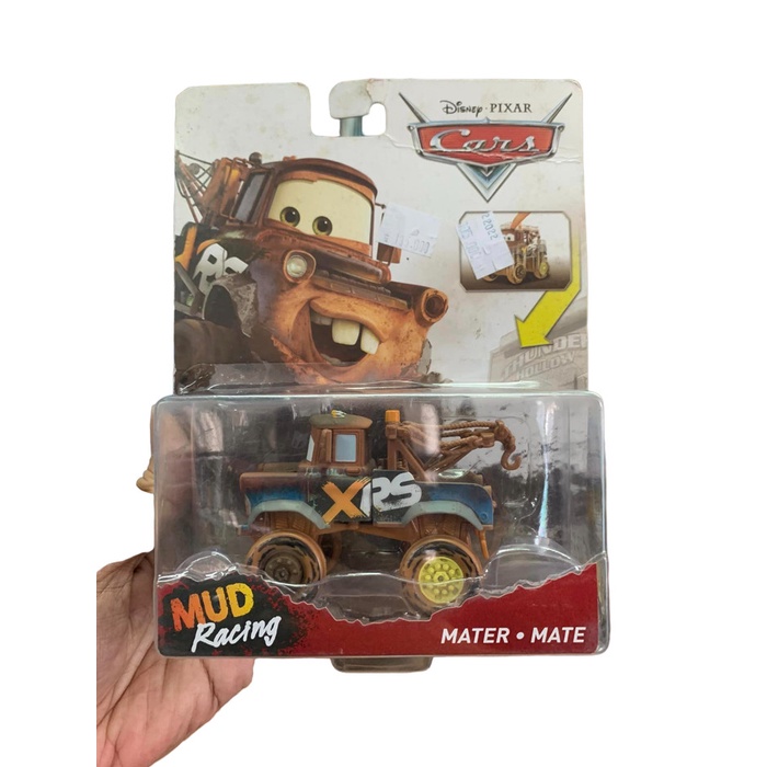 Jual Disney Pixar Cars Mater Xrs Mud Racing Card Jelek Shopee Indonesia