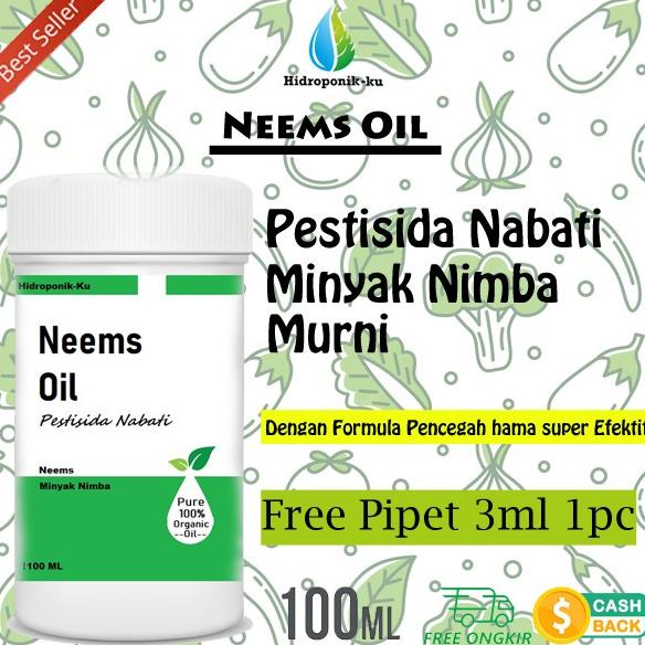 Jual Neem Oil Pestisida Nabati 100 Ml Minyak Mimba Hidroponik Ku