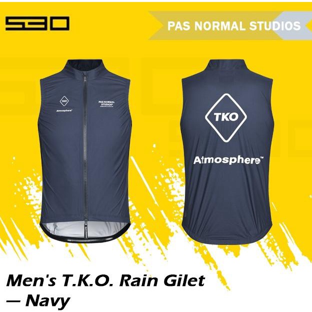 Jual Jual Pas Normal Studios Men S T K O Rain Gilet Navy Shopee