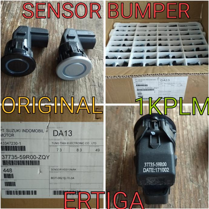 Jual Sensor Bumper Mundur Parkir Original Asli Ertiga Warna Hitam Set