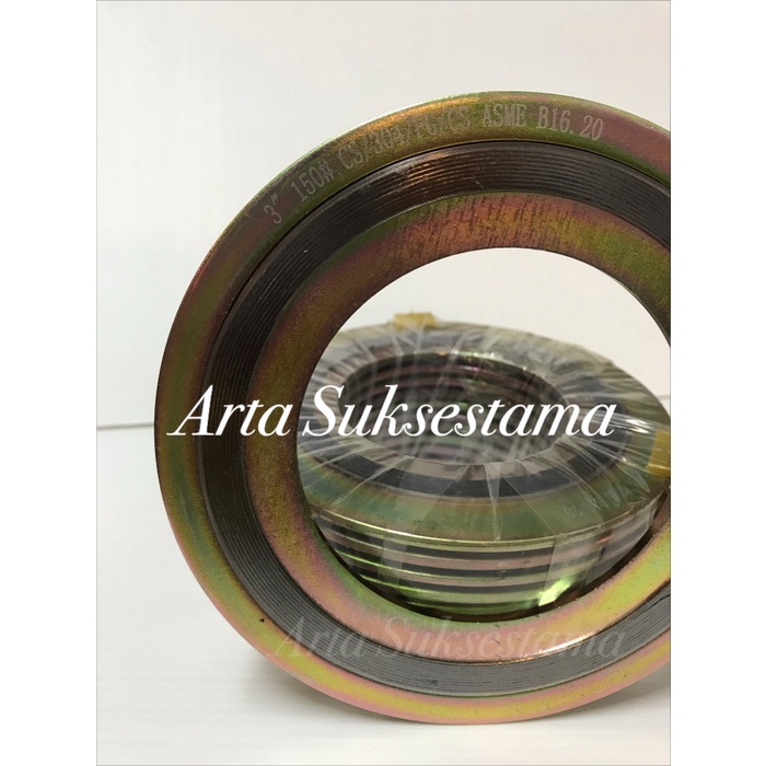 Jual Swg Ansi 150 Cs 3 Inch Spiral Wound Gasket Carbon Steel Star