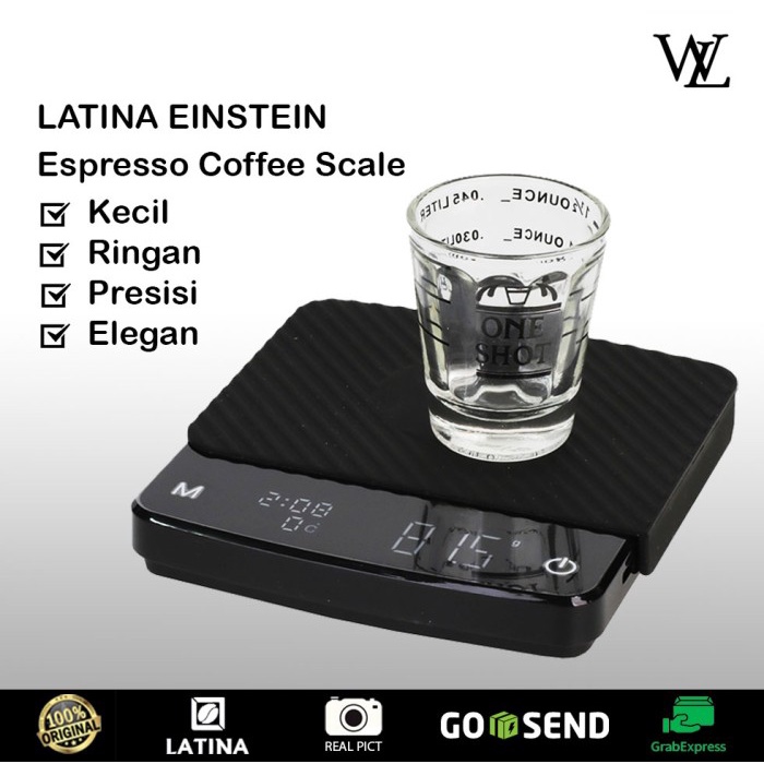 Jual Espresso Coffee Scale Timbangan Mini Kg G Latina Einstein