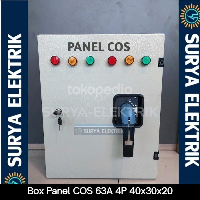 Jual PANEL COS OHM SAKLAR HANDEL PLN GENSET 63A 63A AMPER SIRCOVER