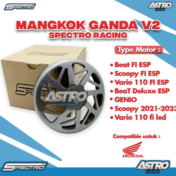 Jual Mangkok Ganda Spectro V2 Beat Fi ESP Deluxe Scoopy Fi ESP Genio