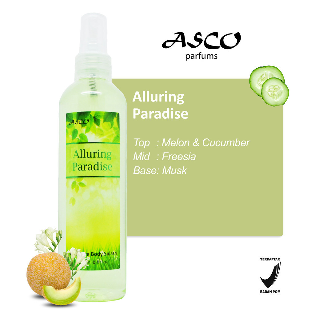 Jual Asco Signature Body Splash Alluring Paradise Perfume Fragrance