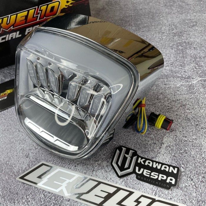 Jual Stoplamp Level 10 Clear Led Running For Vespa Sprint Primavera