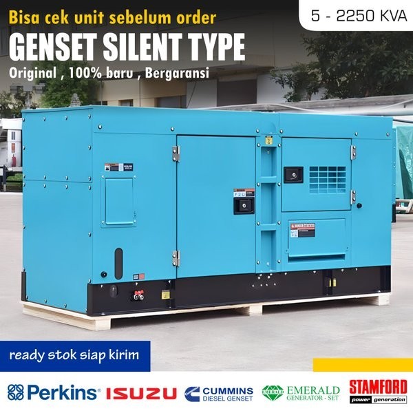 Jual Genset Silent Kva Perkins Cummins Isuzu Emerald Shopee