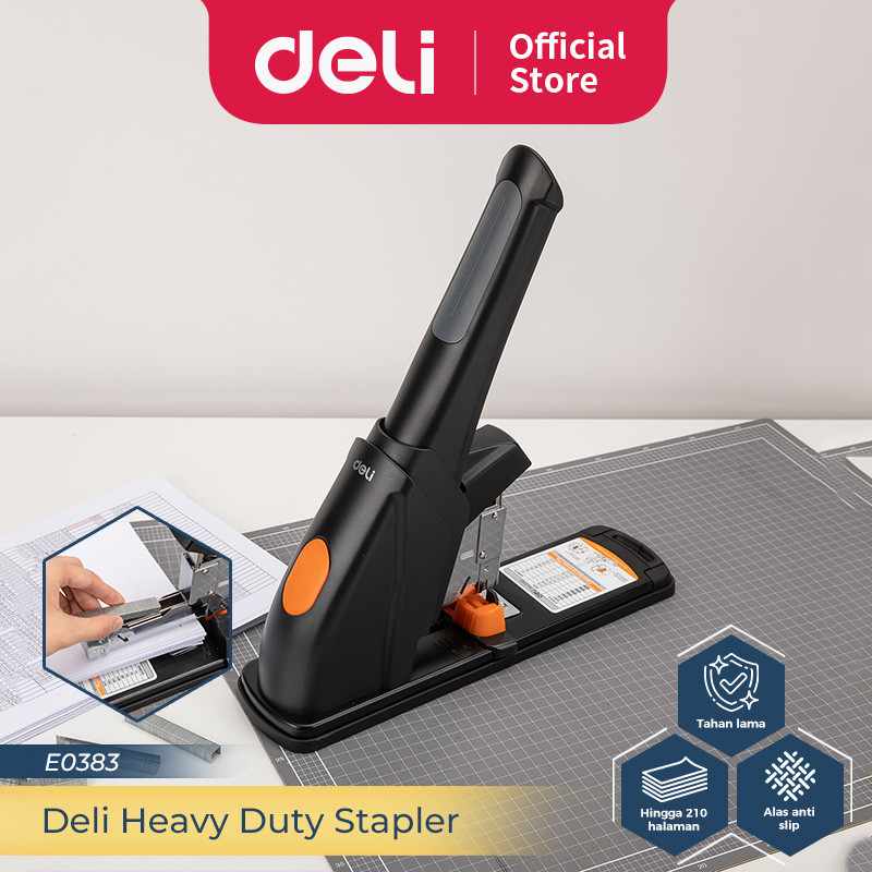 Jual Deli Heavy Duty Stapler Stapler Ukuran Besar Untuk 50 210