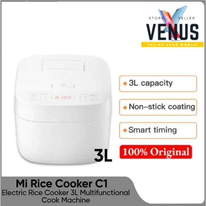 Jual Xiaomi Mijia C1 Electric Rice Cooker 3L Multifunctional Cook