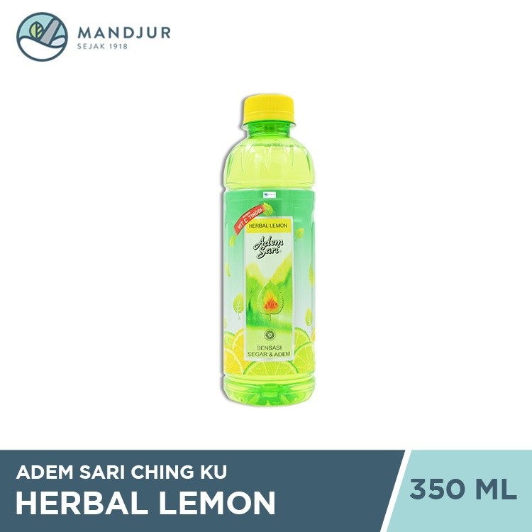 Jual Adem Sari Ching Ku Herbal Lemon 350 ML Minuman Penyegar Panas