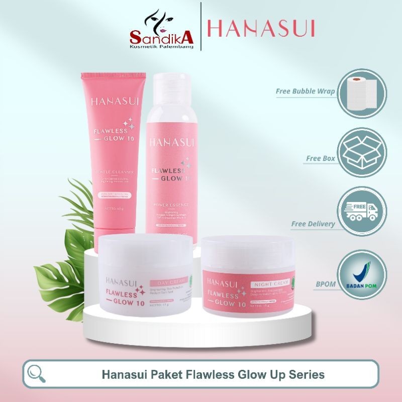 Jual Paket Hanasui Flawless Glow Up Series Day Cream Night Cream