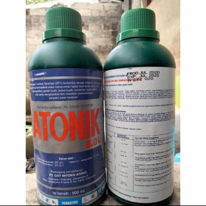 Jual Pupuk Cair Atonik 6 0L Zat Pengatur Tumbuhan Taneman 500Ml