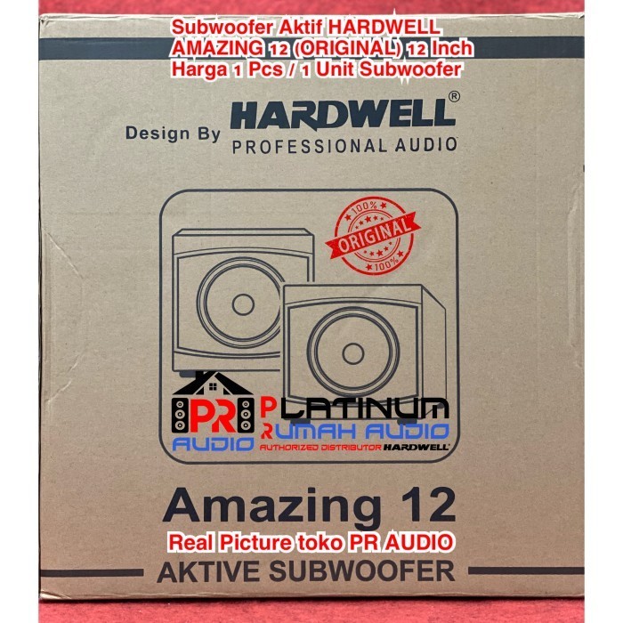 Jual Subwoofer Aktif Hardwell Amazing12 Amazing 12 Original 12 Inch 1