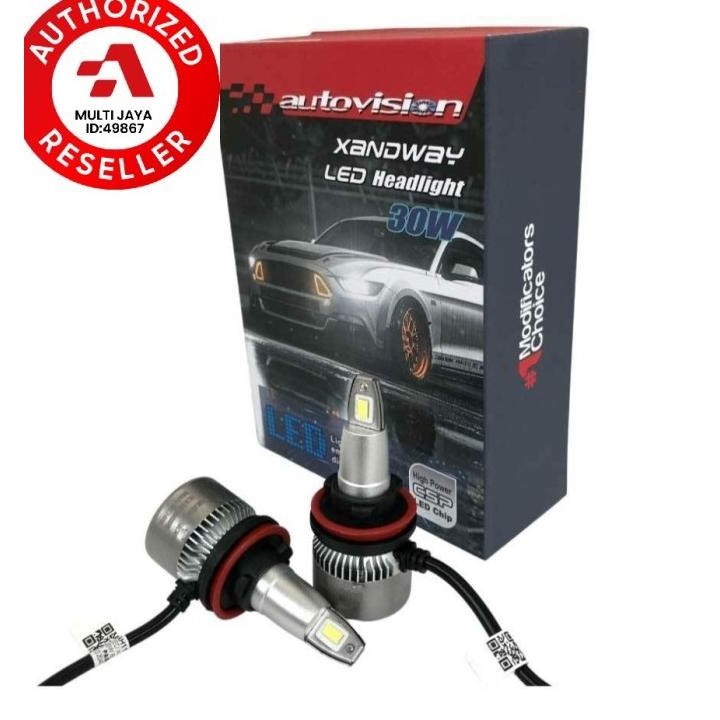 Jual HARGA DISC LED H11 Autovision XANDWAY 30 Watt 6000K Garansi 1