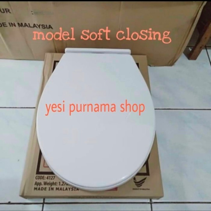 Jual Tutup Closet Duduk Soft Close Untuk Toto Ina America Standart