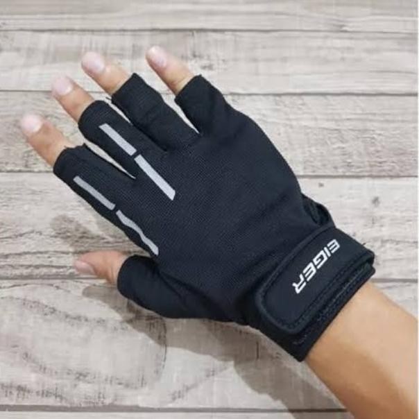 Jual Sarung Tangan Motor Eiger Daily Riding Glove Half Sarung Tangan