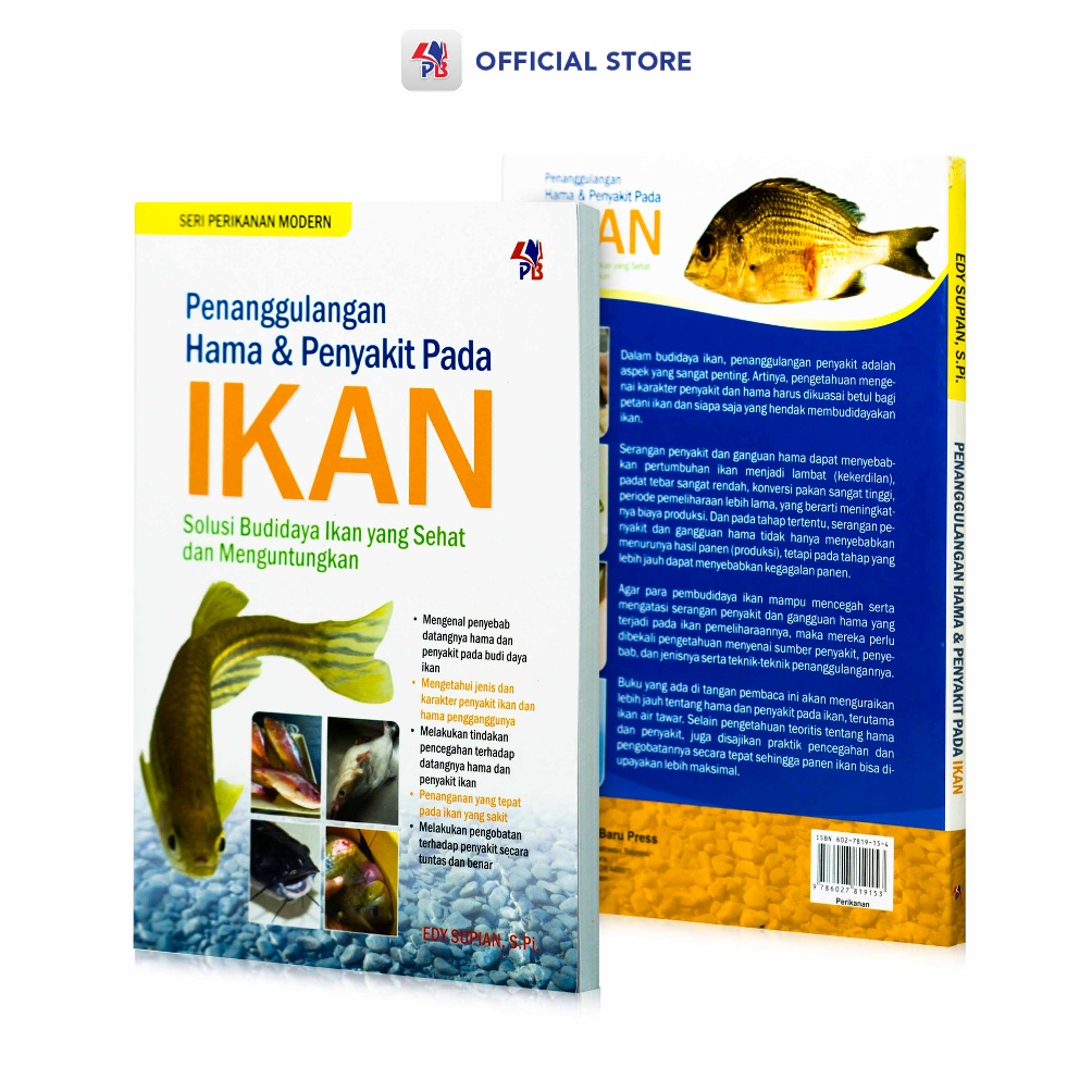 Jual Buku Perikanan Penanggulangan Hama Dan Penyakit Ikan Solusi