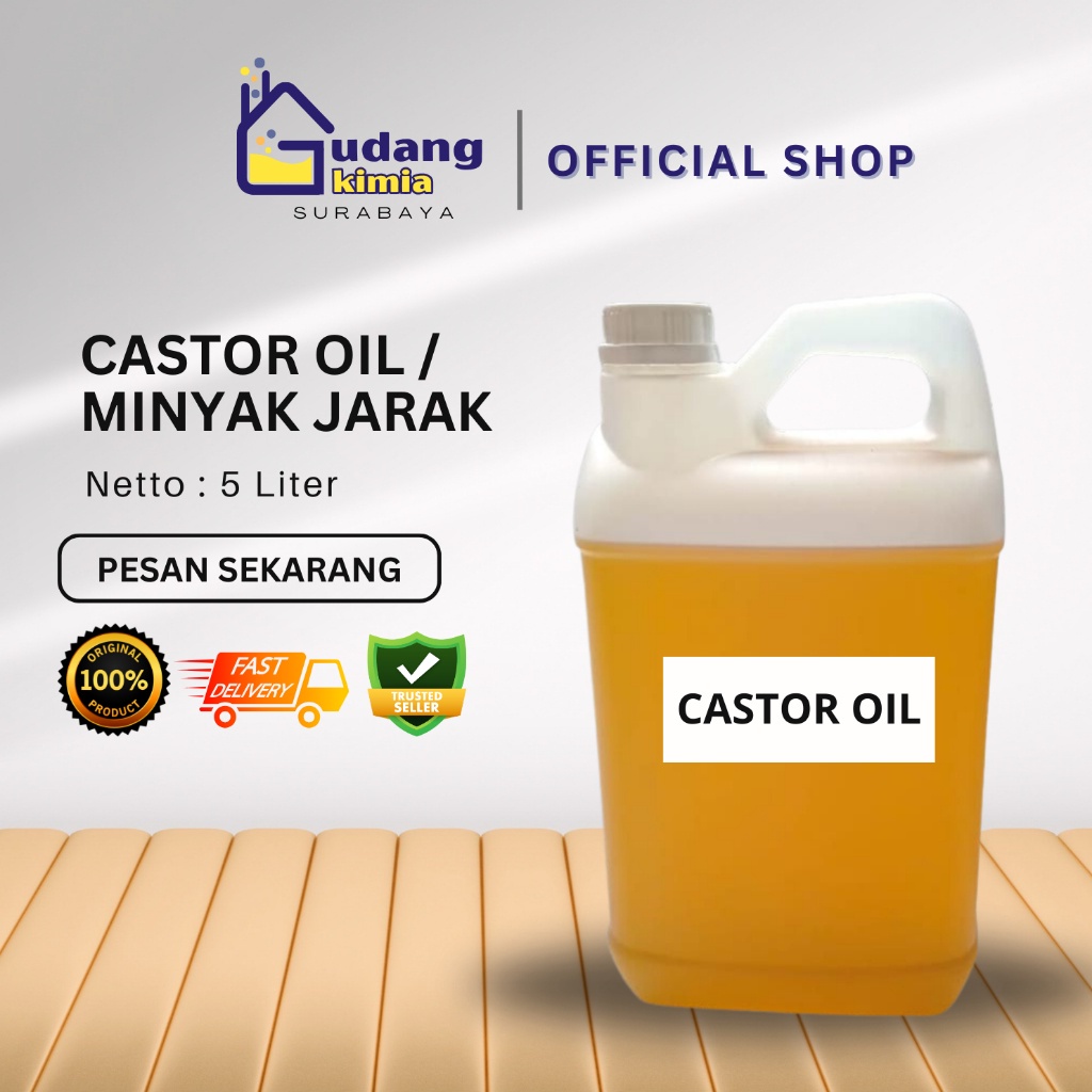 Jual Castor Oil Minyak Jarak Liter Shopee Indonesia