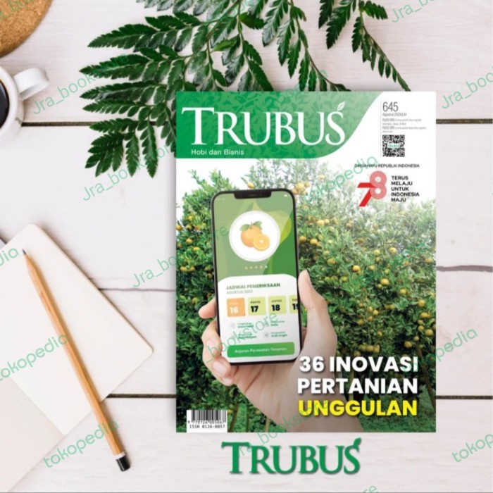 Jual Majalah Trubus Agustus Inovasi Pertanian Unggulan