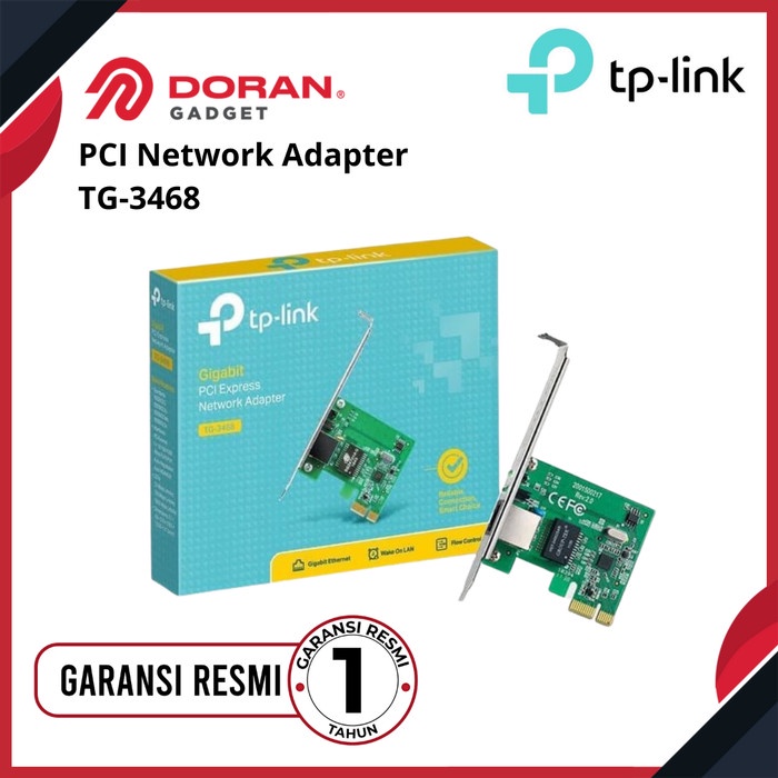 Jual Tp Link Lan Card Tg Gigabit Pci Express Network Adapter