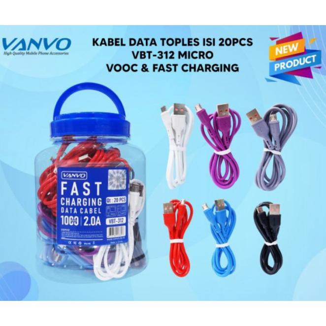 Jual Kabel Data Vanvo Vbt A V Micro Usb Toples Isi Pcs