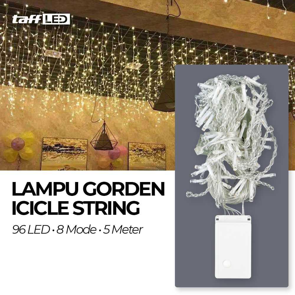 Jual Grand Opening Taffled Lampu Hias Gorden String Lights Icicle