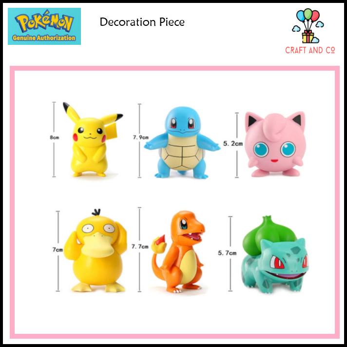 Jual BEST DEAL POKEMON FIGURE PIKACHU SQUIRTLE BULBASOUR CHARMANDER