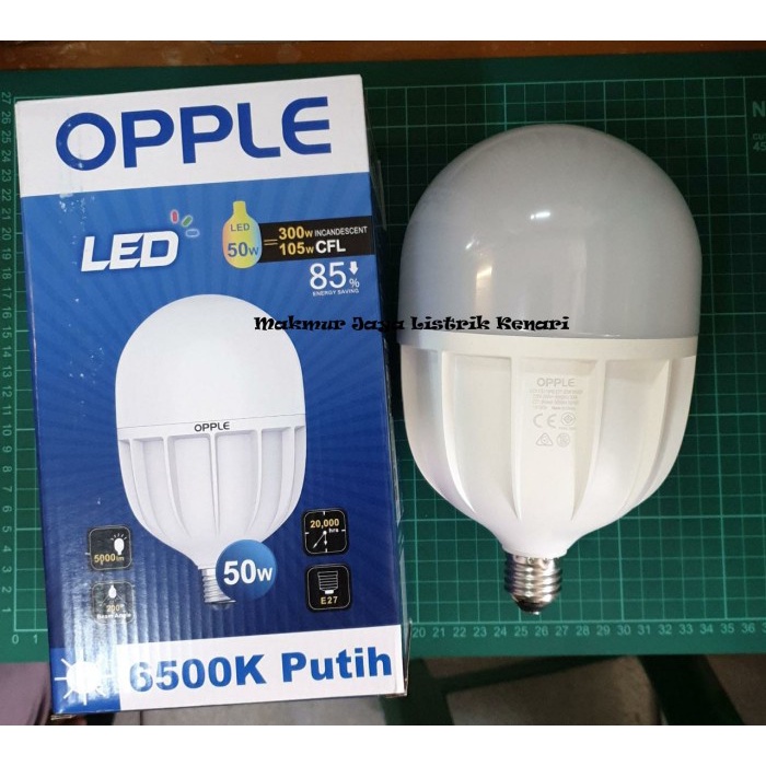 Jual Lampu LED HPB 50 Watt Opple 50w Kapsul Bohlam Shopee Indonesia