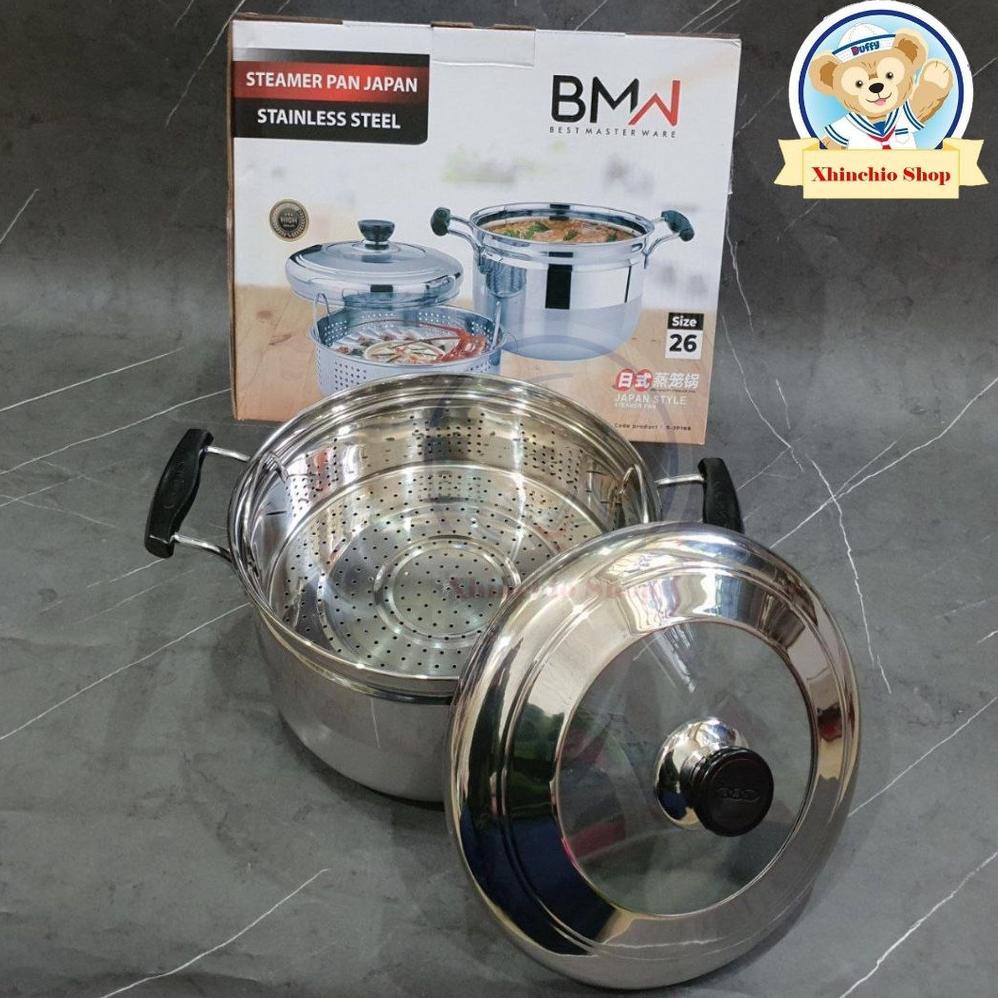 Jual Panci Set Steamer Kukus Style Japan Cm Dan Cm Stainless Bmw